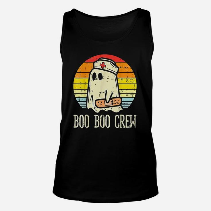 Boo Boo Crew Nurse Retro Halloween Unisex Tank Top