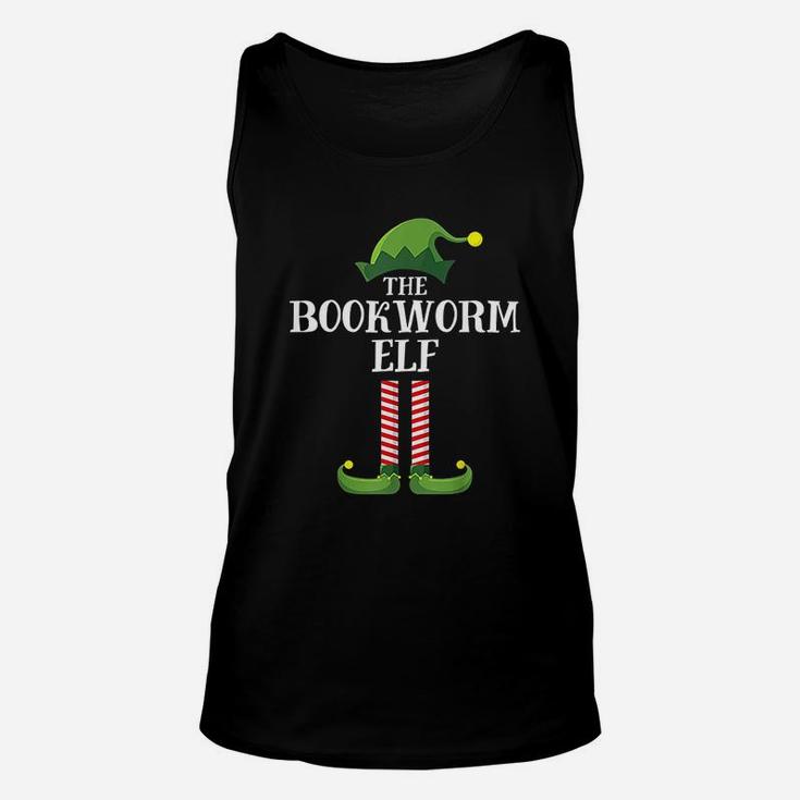 Bookworm Elf Matching Family Group Christmas Party Unisex Tank Top
