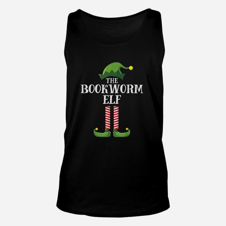 Bookworm Elf Matching Family Group Christmas Party Unisex Tank Top