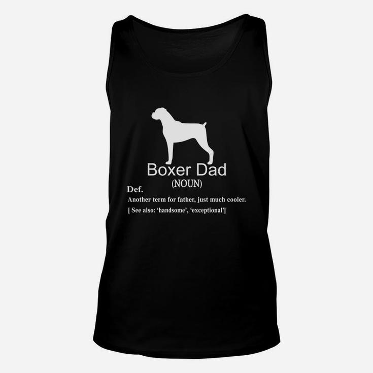 Boxer Dad Definition For Father Or Dad Shirt Unisex Tank Top