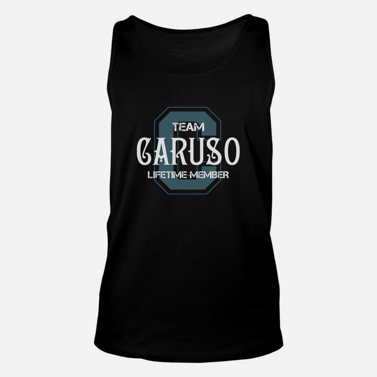 Caruso Shirts - Team Caruso Lifetime Member Name Shirts Unisex Tank Top