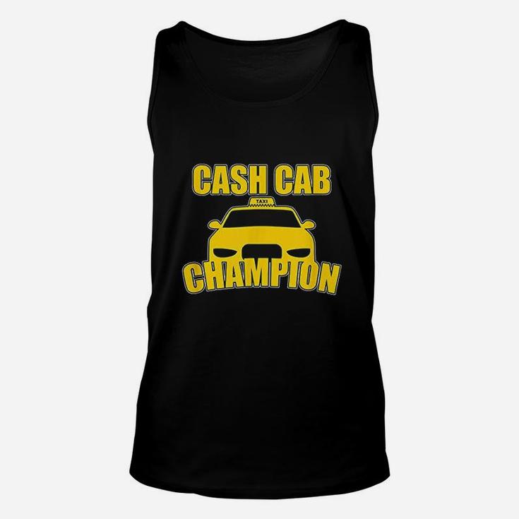 Cash Cab Champion Taxi Cab Driver Transportation Vehicle Unisex Tank Top
