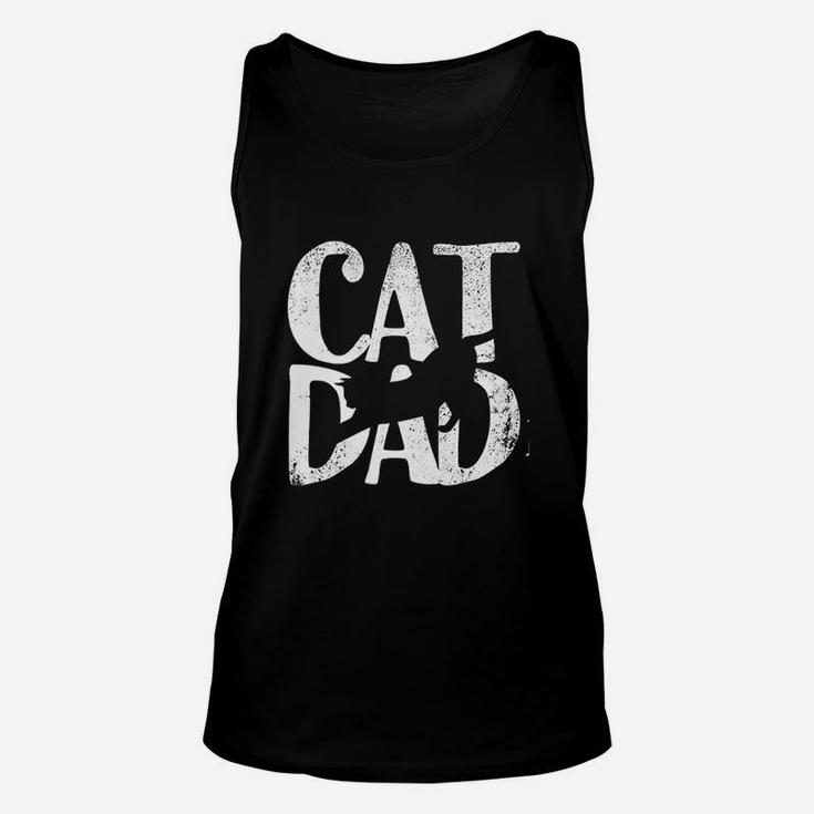 Cat Dad Men Fathers Day Christmas Birthday Best Ever Funny Unisex Tank Top