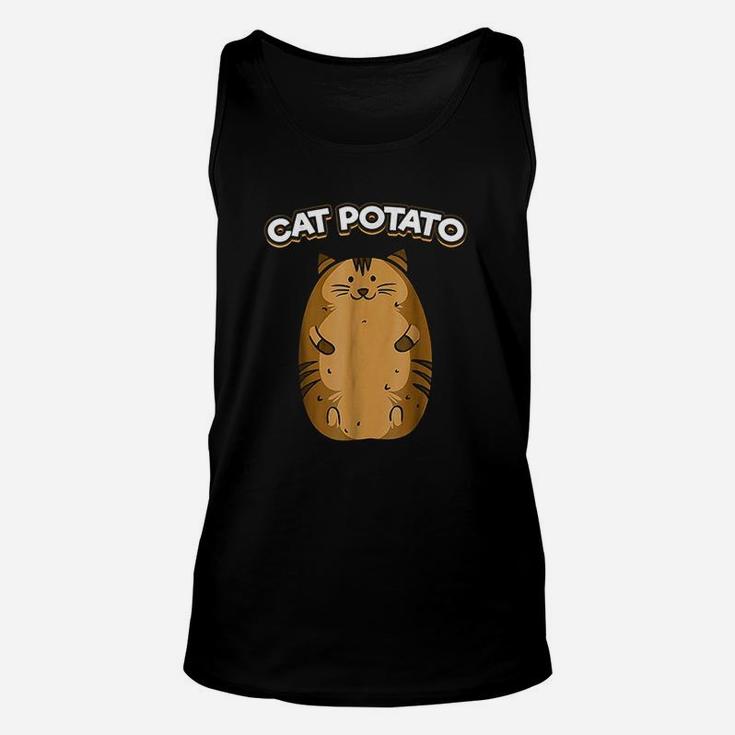 Cat Potato Funny Cute Fat Potato Feline Animal Unisex Tank Top