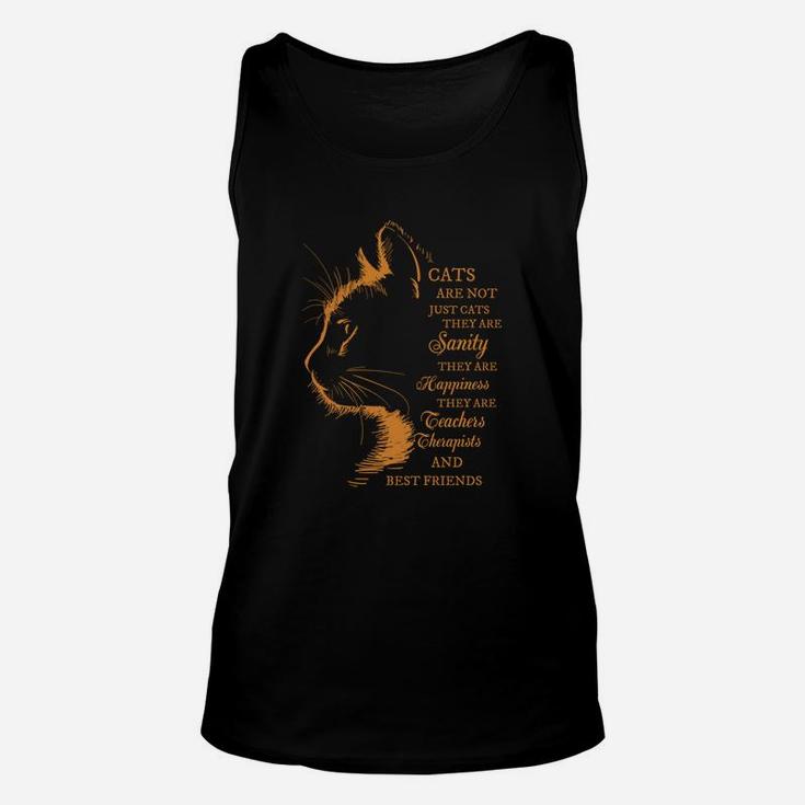 Cats Are Not Just Cats They Are Friends Unisex Tank Top