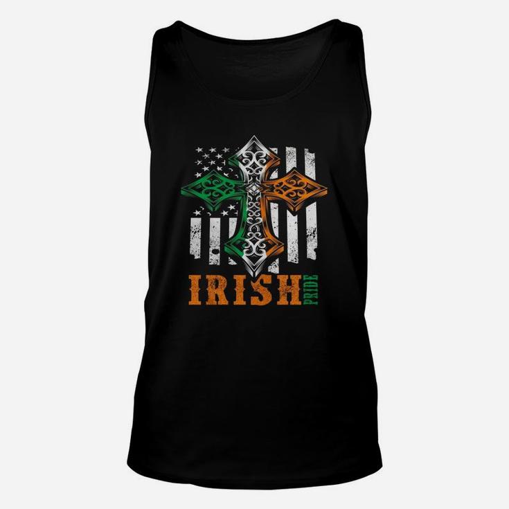 Celtic Cross - Irish Pride T-shirt Unisex Tank Top
