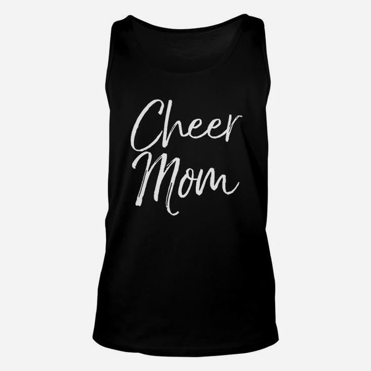 Cheer Mom Cute Matching Family Cheerleader Mother Gift Unisex Tank Top