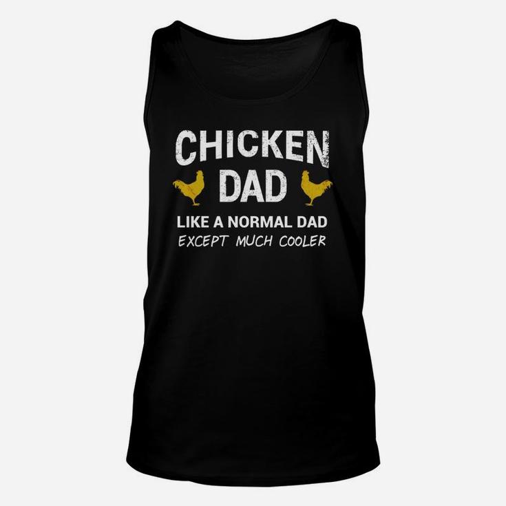Chicken Dad Shirt Funny Rooster Farm Fathers Day Gift Black Youth B071zx6f8v 1 Unisex Tank Top