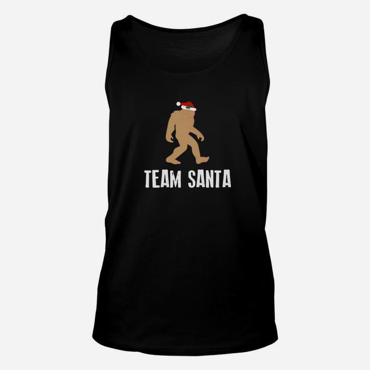 Christmas Bigfoot Team Santa Holiday Gift Unisex Tank Top
