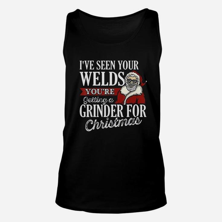 Christmas Gifts Ive Seen Your Welds Funny Welding Unisex Tank Top