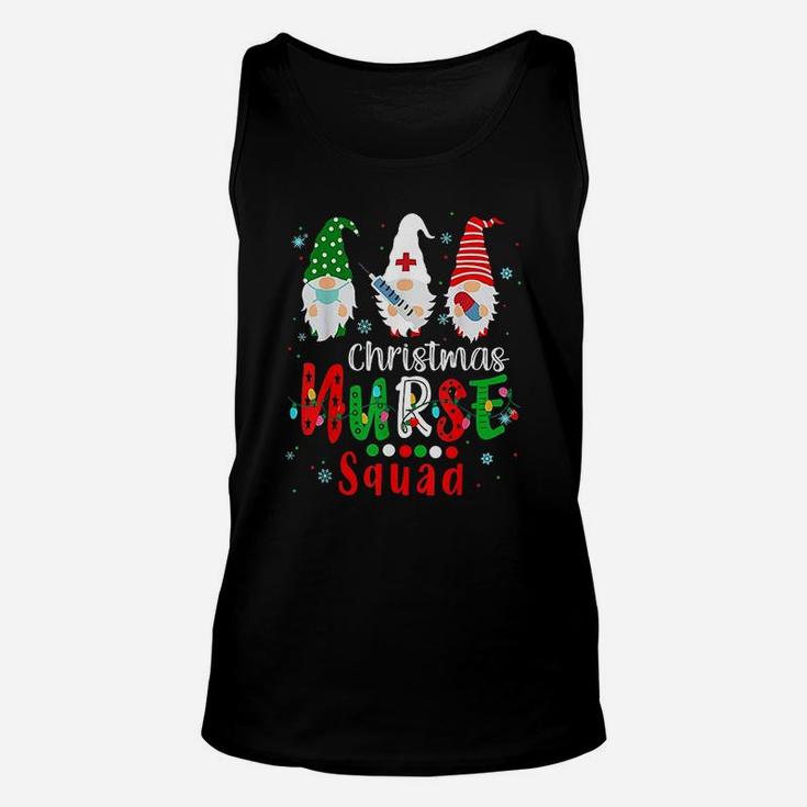 Christmas Nurse Squad Funny Christmas Gnome Unisex Tank Top