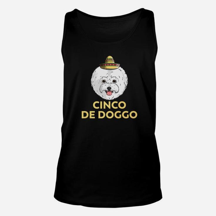 Cinco De Doggo Bichon Frise Dog Cinco De Mayo Mexican Unisex Tank Top