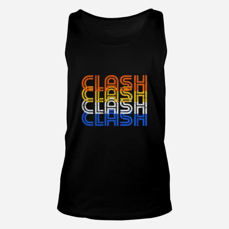 Clash Vintage Retro Text - Clash On Shirts Unisex Tank Top