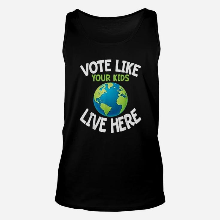 Climate Activist Earth Day Parent Child Fun Gift Unisex Tank Top