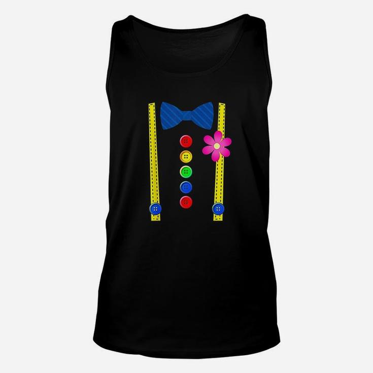 Clown Costume Circus Costume Halloween Unisex Tank Top