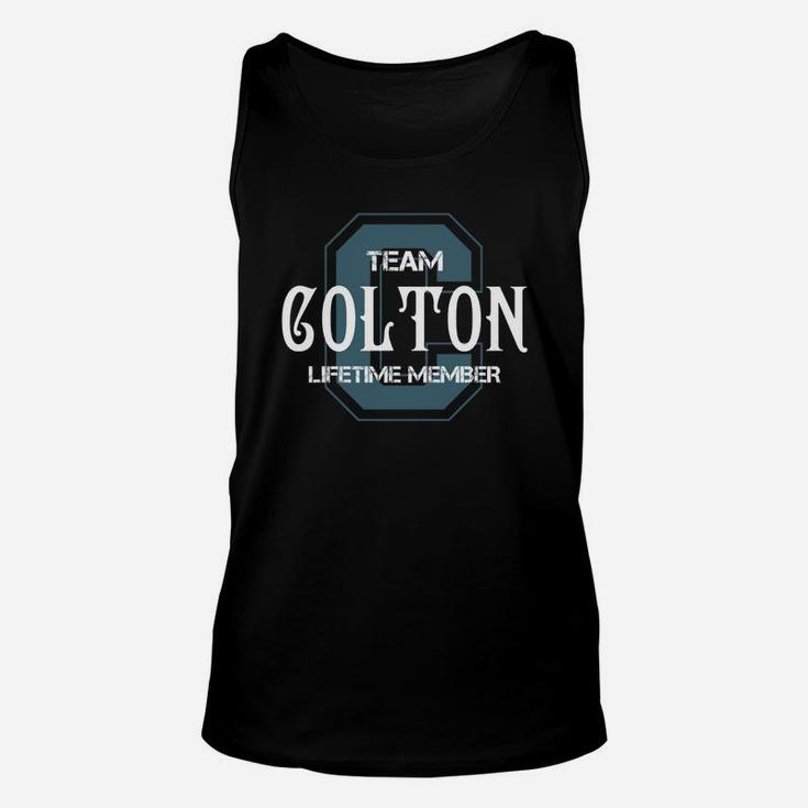 Colton Shirts - Team Colton Lifetime Member Name Shirts Unisex Tank Top