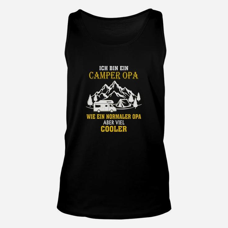 Cooler Camper Opa Unisex TankTop, Motiv mit Wohnmobil & Spruch