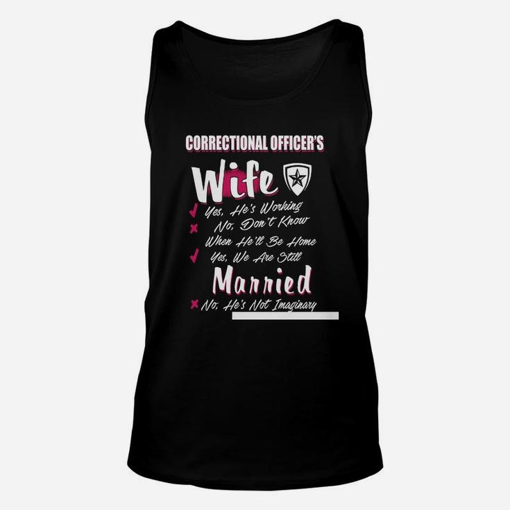 Correctional Officer Wife T-shirt Unisex Tank Top