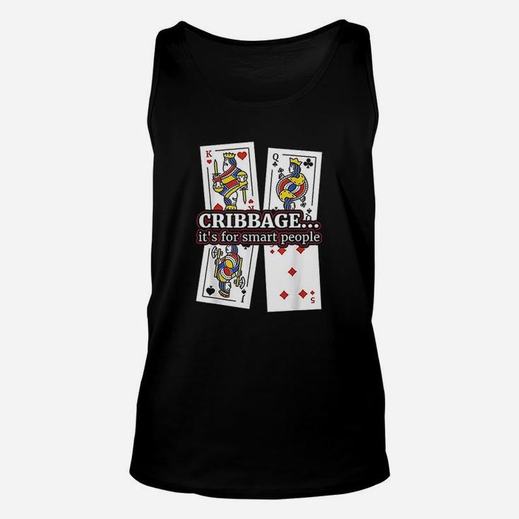 Cribbage Gift For Playing Card Board Game Players Unisex Tank Top