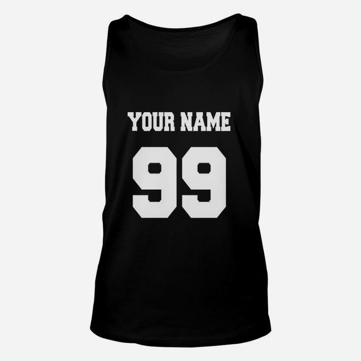 Custom Team Uniforms Add Your Name And Number Unisex Tank Top