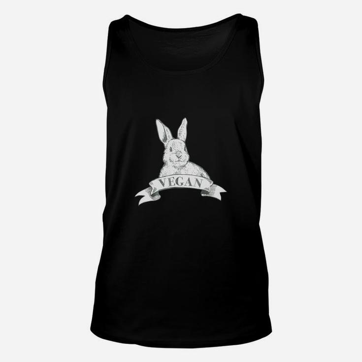 Cute Animal Vegan Plant Based Diet Lover Rabbit Gift T-shirt Unisex Tank Top