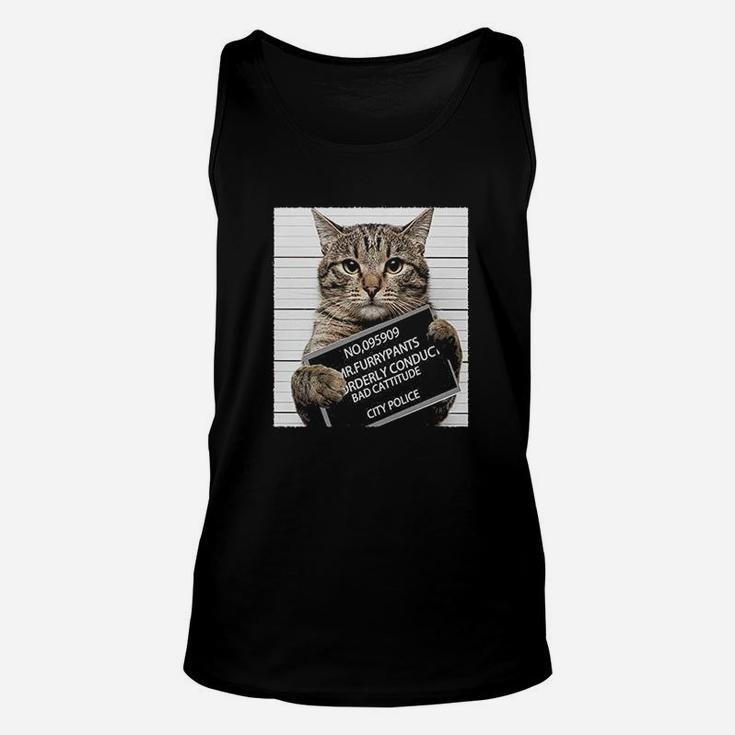 Cute Cat Funny Prison Unisex Tank Top