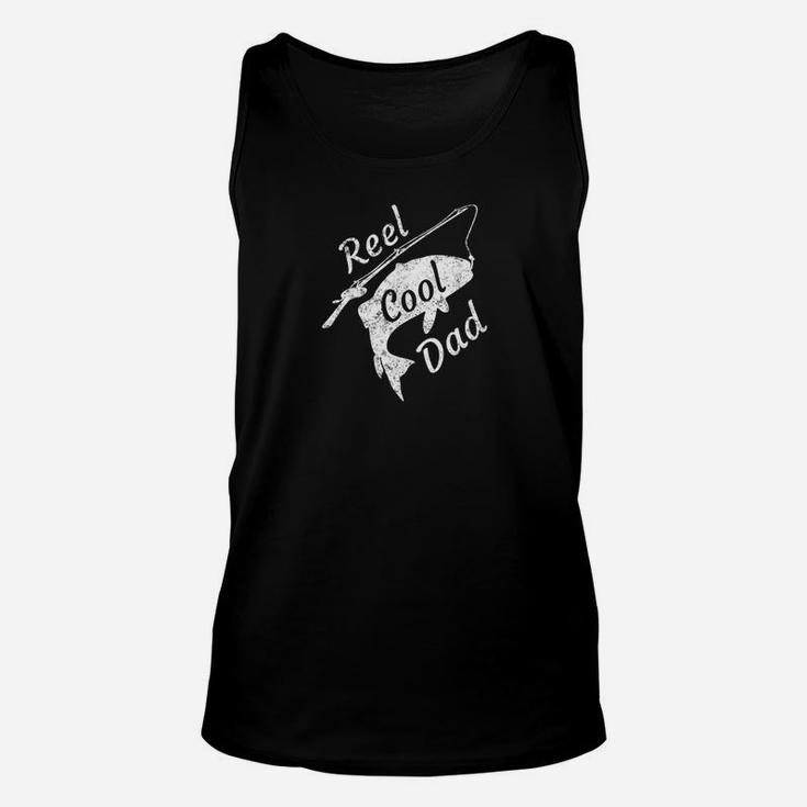 Cute Family Gift Reel Cool Dad Fishing Unisex Tank Top