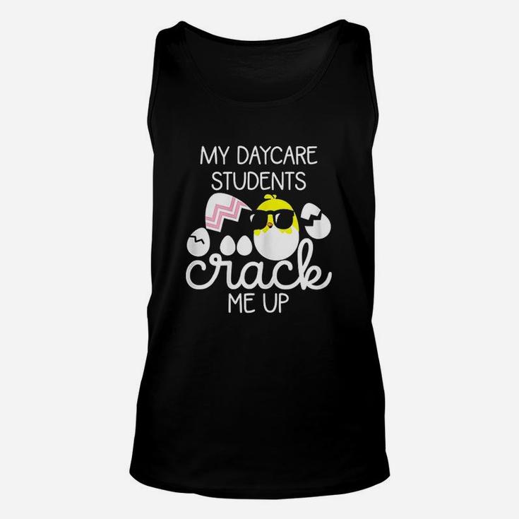 Cute Funny Easter Gift For Daycare Teacher Provider Worker Unisex Tank Top