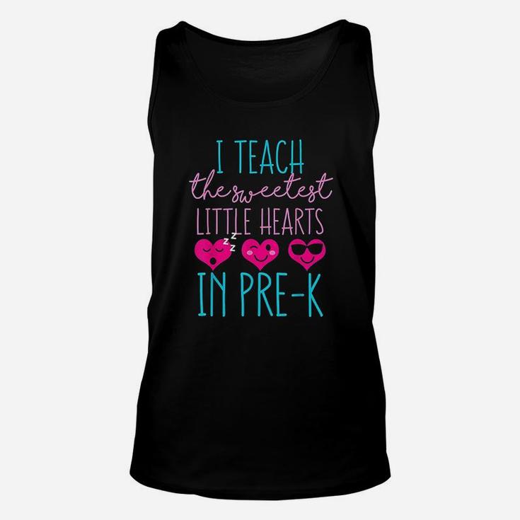 Cute Funny Saying Gift For Sweet Valentines Day Prek Teacher Unisex Tank Top