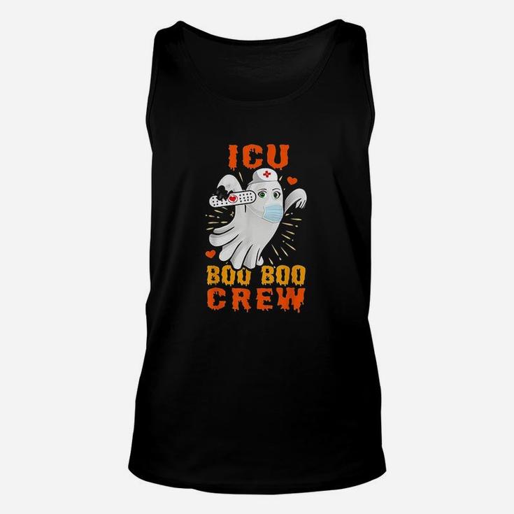 Cute Ghost Halloween Icu Boo Boo Crew Nurse Gift Women Girls Unisex Tank Top