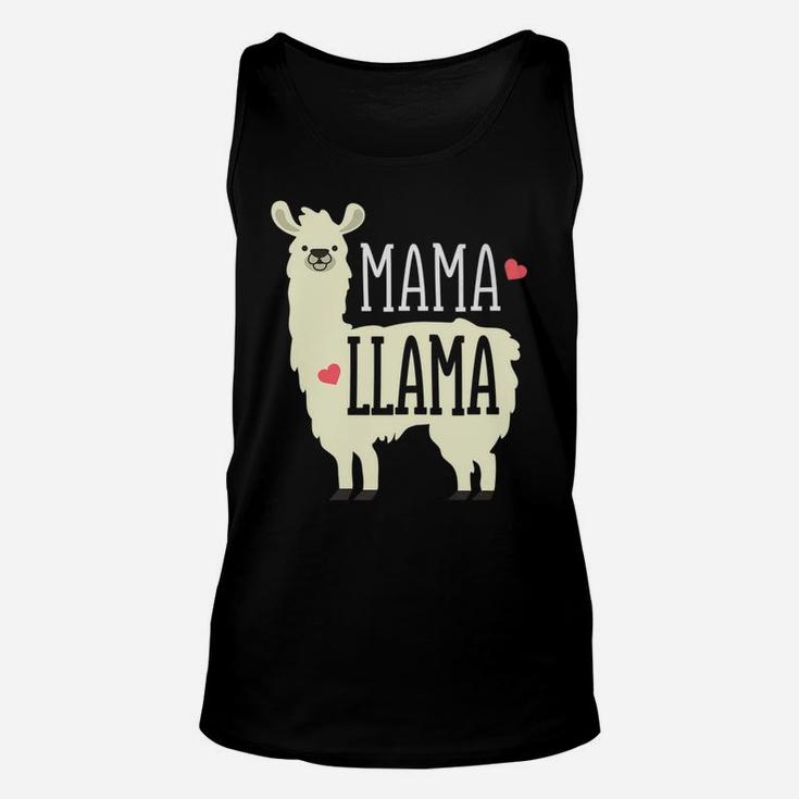 Cute Mama Llama Family Zoo Trip Mothers Day Gift Unisex Tank Top