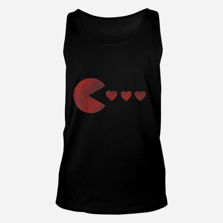 Cute Valentines Day Gift For Kids Girls Boys Gamer Hearts Unisex Tank Top