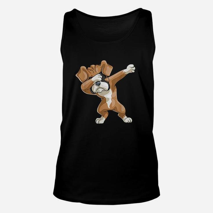 Dabbing Boxer Dog Gift Funny Dab Gift Puppy Unisex Tank Top