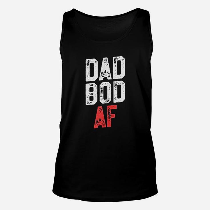 Dad Bod Af Funny Fitness Fathers Day Unisex Tank Top