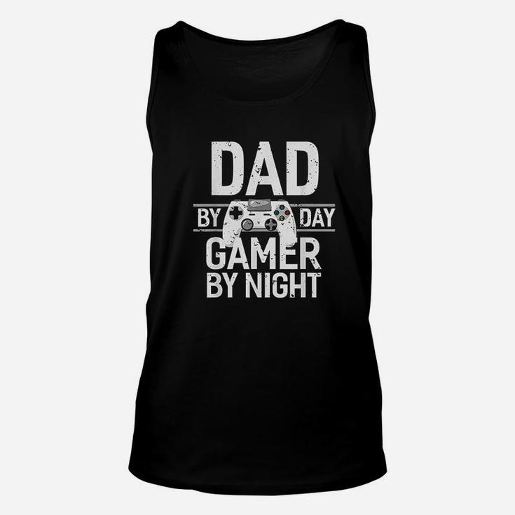 Dad By Day Soon To Be Dad Husband Gift Gamer Unisex Tank Top