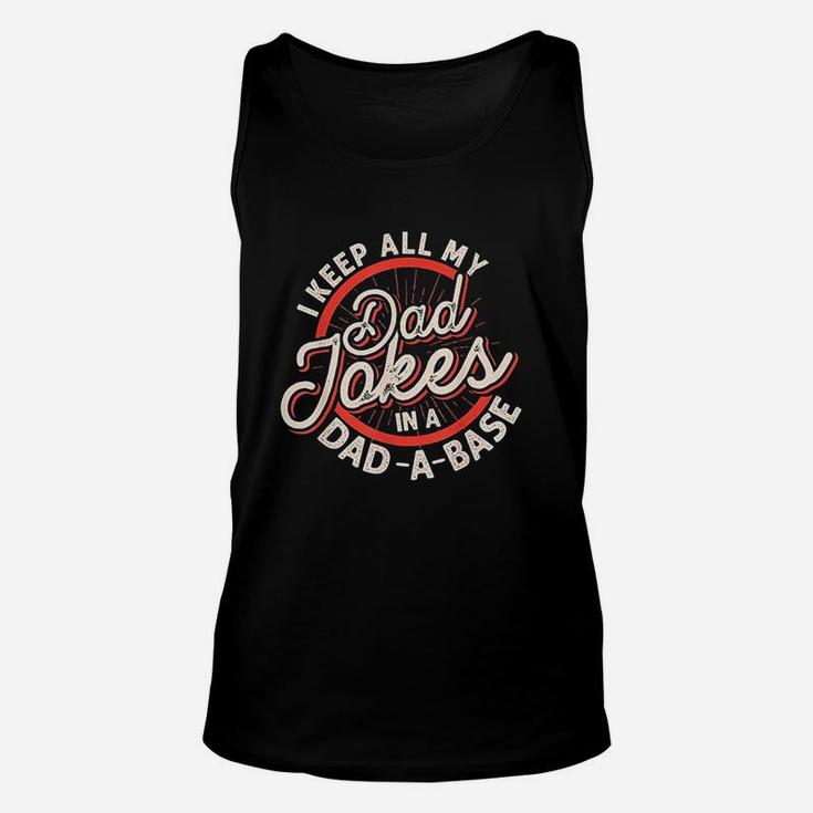 Dad Nerdy Father Database Geeky Dad Jokes Unisex Tank Top