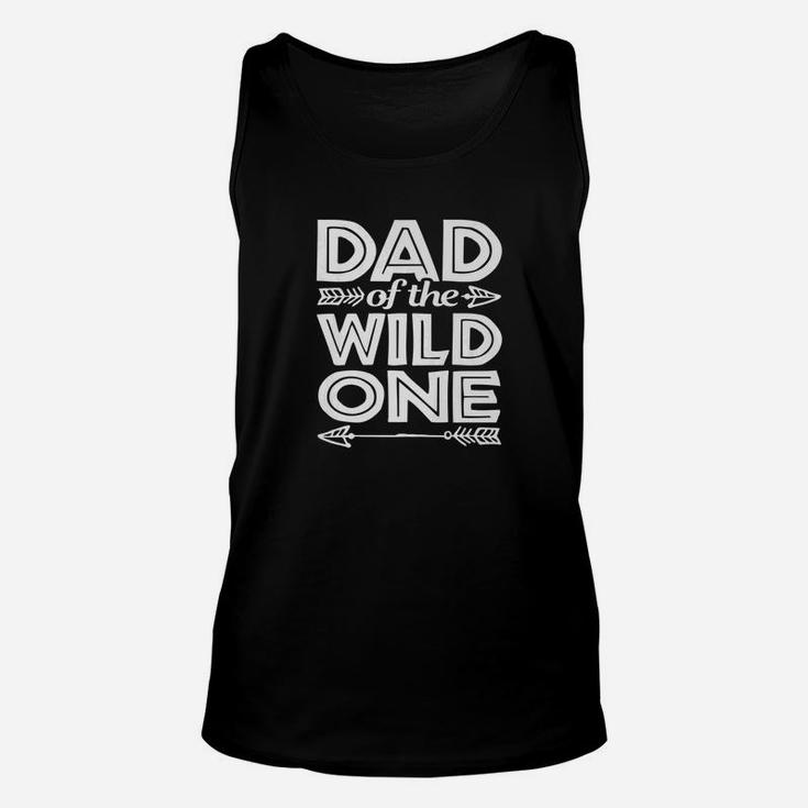 Dad Of The Wild One Funny Fathers Day Gifts Premium Unisex Tank Top