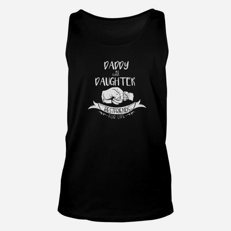 Daddy Daughter Best Friend For Life Shirt Dad Fist Bump Unisex Tank Top