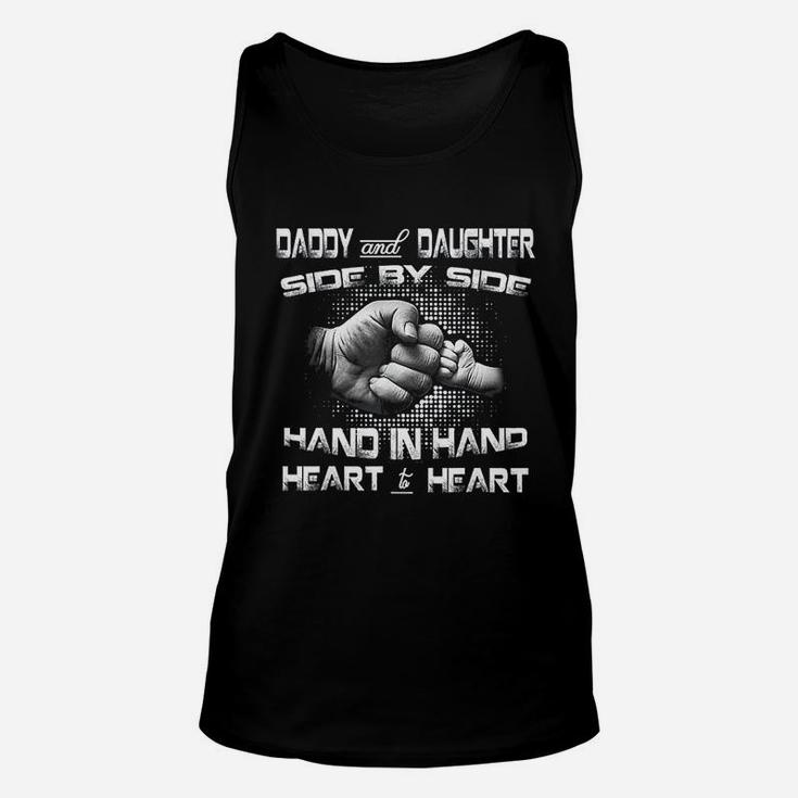 Daddy Daughter Fist Bump Fathers Day Cute Family Dad Gift Unisex Tank Top