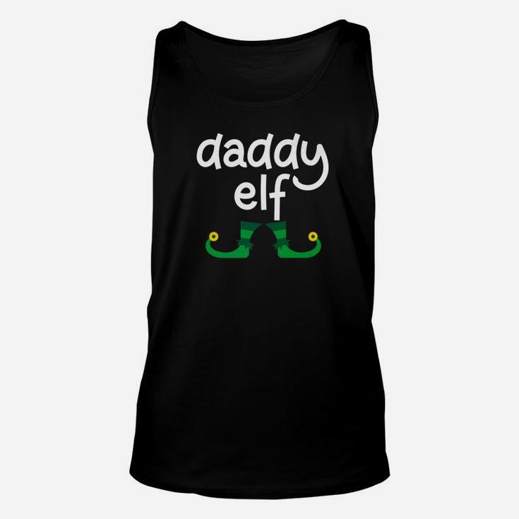 Daddy Elf Funny Christmas Gift For Dad Elf Costume Unisex Tank Top