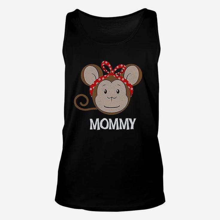 Daddy Mommy Monkey Personalized Family Monkey Unisex Tank Top