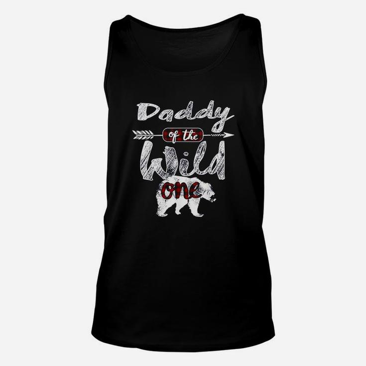 Daddy Of The Wild One Bear Family Matching Unisex Tank Top