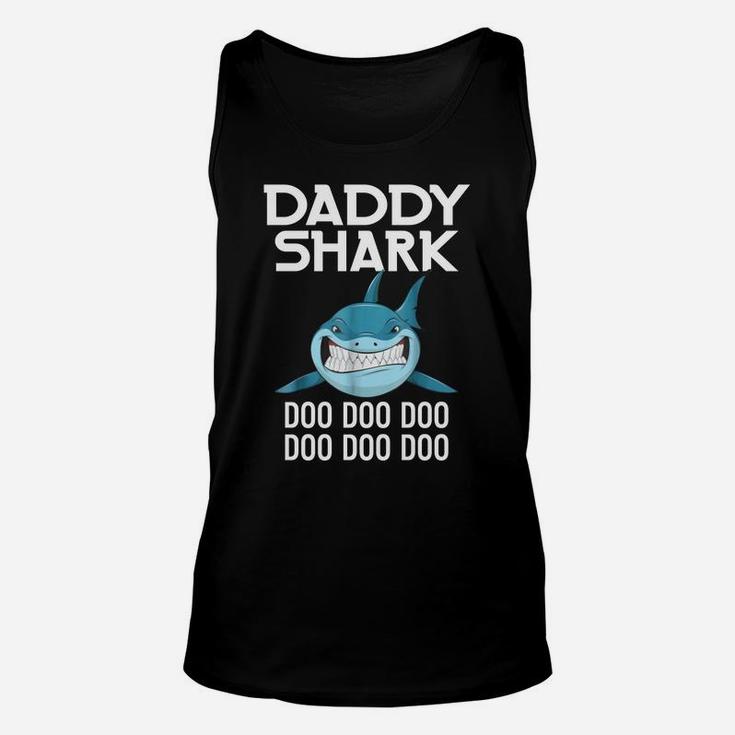 Daddy Shark- Baby Shark, best christmas gifts for dad Unisex Tank Top