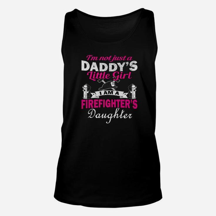 Daddys I Am A Firefighters Daughter Unisex Tank Top