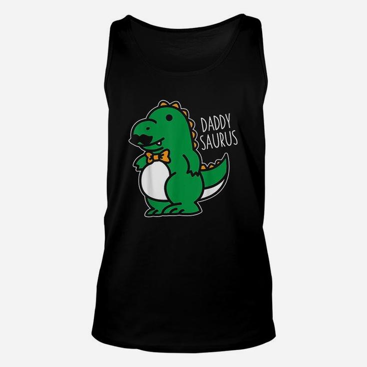 Daddysaurus Rex First Time Dad Fathers Day Unisex Tank Top