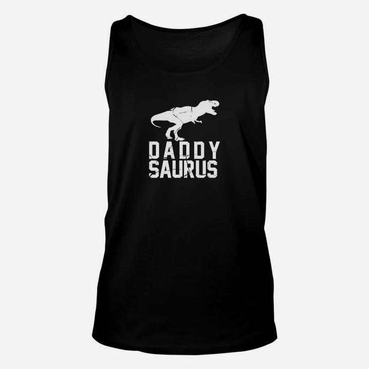 Daddysaurus Shirt First Time Dad Shirt Daddy Shirt Unisex Tank Top
