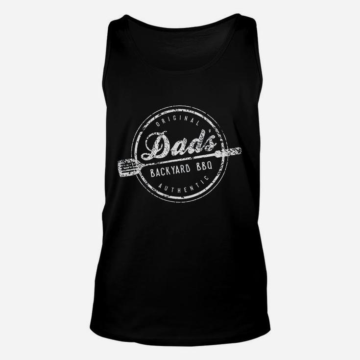 Dads Backyard Bbq Grilling Cute Fathers Day Gift Unisex Tank Top