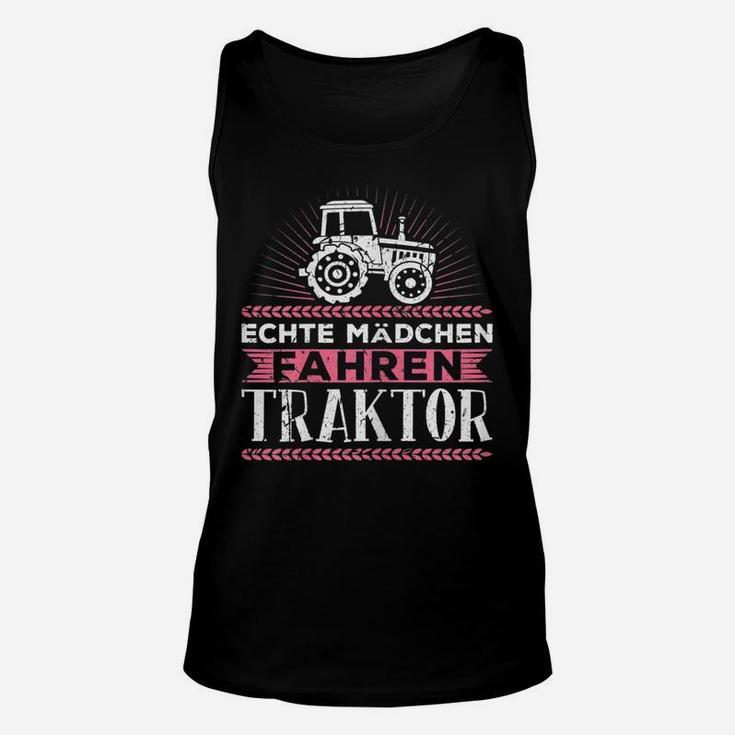 Damen Echte Mdchen Fahren Traktor Treck TankTop