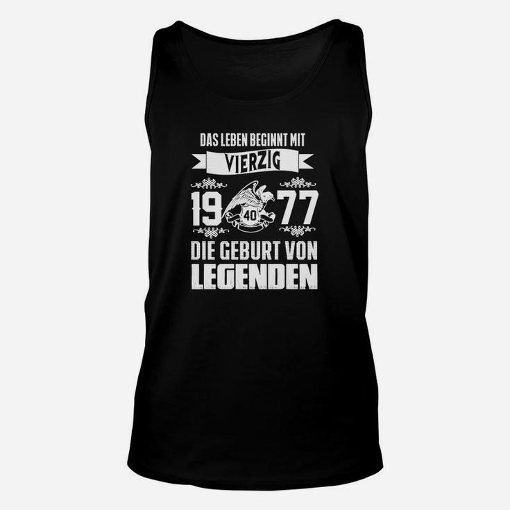 Das Leben Beginnt Mit 40y Unisex TankTop