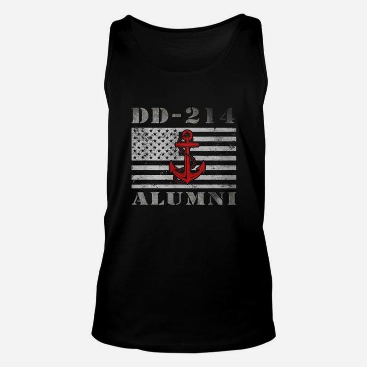 Dd-214 Alumni Us Navy Veteran Shirts For Mens Womens Unisex Tank Top